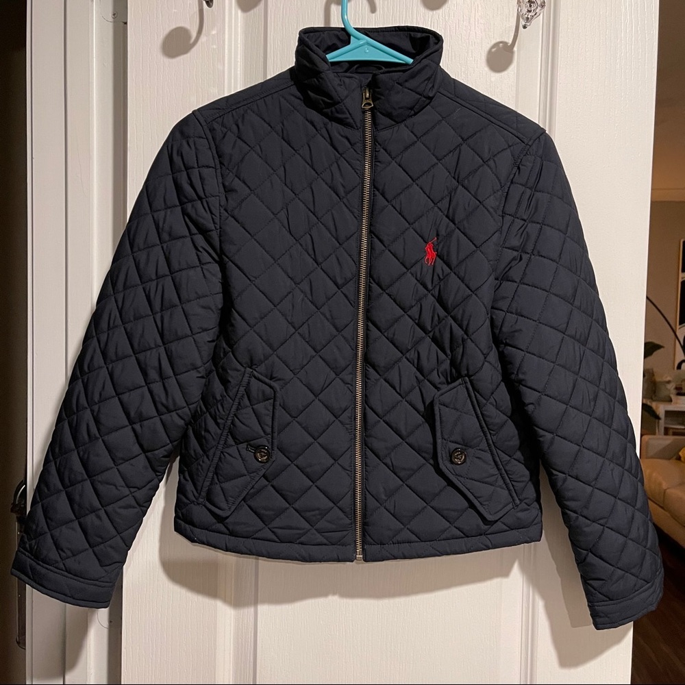 Polo Ralph Lauren youth quilted full zip jacket